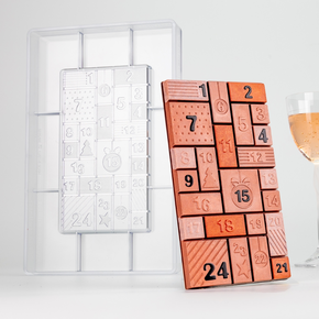 Polykarbonátová forma na pralinky, 275x175 mm | MARTELLATO, Countdown