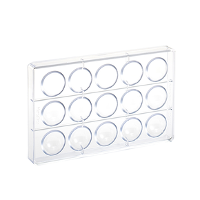 Polykarbonátová forma na pralinky, 275x175 mm | MARTELLATO, Semisphere