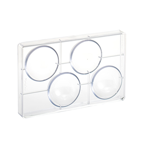 Polykarbonátová forma na pralinky, 275x175 mm | MARTELLATO, Semisphere