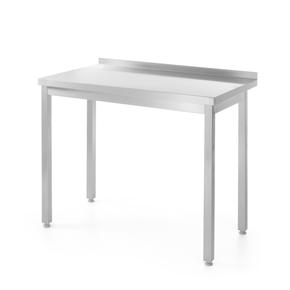 Nerezový pracovní stůl, přístěnný montovaný, 1000x600x850 mm | HENDI, Bistro Line