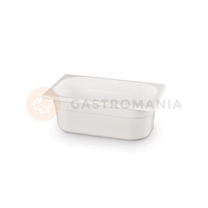 Gastronádoba GN 1/4 100 mm, bílý polykarbonát | HENDI, 862674