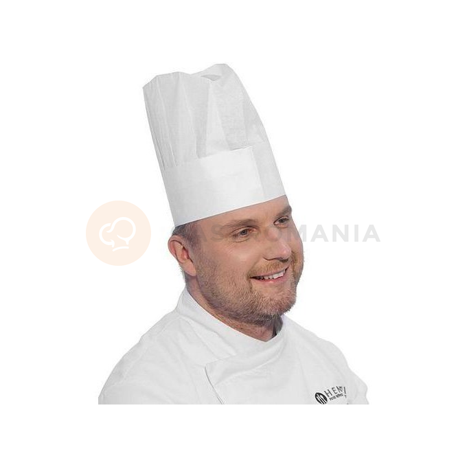 Kuchařská čepice, sada 10 ks | HENDI, 560044