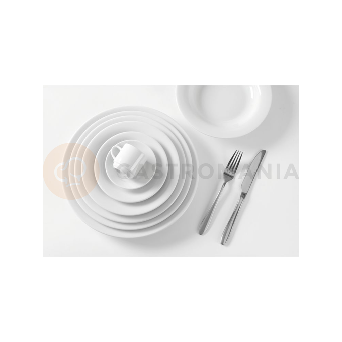 Mělký talíř, bílý Ø 210 mm | HENDI, Optima