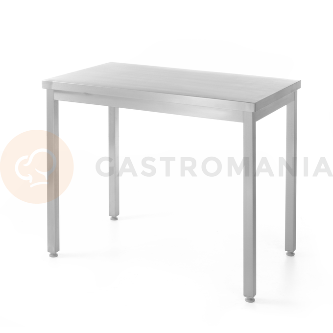 Nerezový pracovní stůl, centrální 1000x600x850 mm | HENDI, Bistro Line