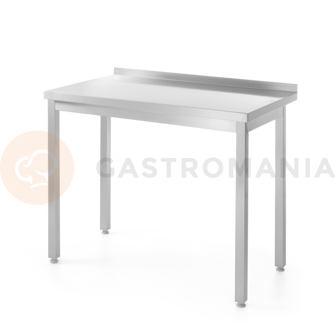 Nerezový pracovní stůl, přístěnný montovaný, 1000x600x850 mm | HENDI, Bistro Line