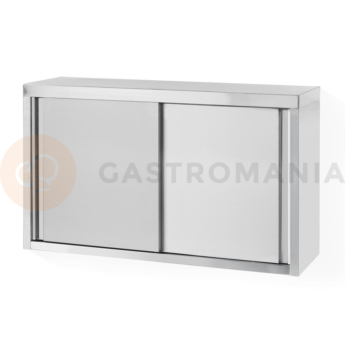 Závěsná skříňka s posuvnými dveřmi - svařovaná, 1000x300x600 mm | HENDI, Bistro Line