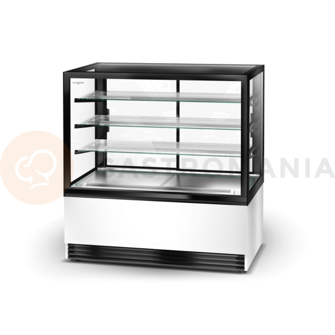Modul cukrářské vitríny neutrální, rovné čelní sklo 1370x795x1460 mm | RAPA, EXCELLENTE C-CN