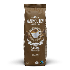 Horká čokoláda v prášku tmavá 100%, 1 kg | VAN HOUTEN, VM-54627-V17