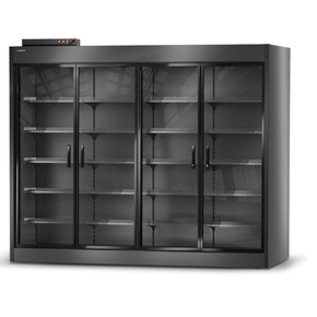 Chladicí regál s prosklenými křídlovými dveřmi bez agregátu 1960x1000x2210 mm | RAPA, RCh-GT S remote