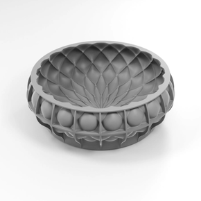 Silikonová forma na dezerty 1300 ml, 200x65 mm | DINARA KASKO, Dahlia