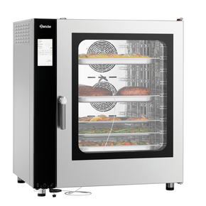 Konvektomat 10x GN1/1, elektronické ovládání, čisticí systém, rychlejší tepelné zpracování | BARTSCHER, Silversteam2 P-10110DRS