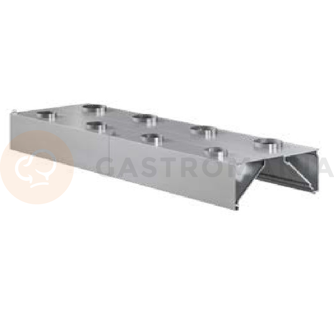 Nástěnná rekuperačně - indukční digestoř 2600x900x450 mm | ASBER, WEHI-2609/2