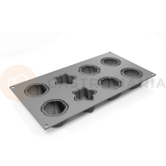 Silikonová forma dezerty a monoporce, 8x 80 ml | DINARA KASKO, Wagashi