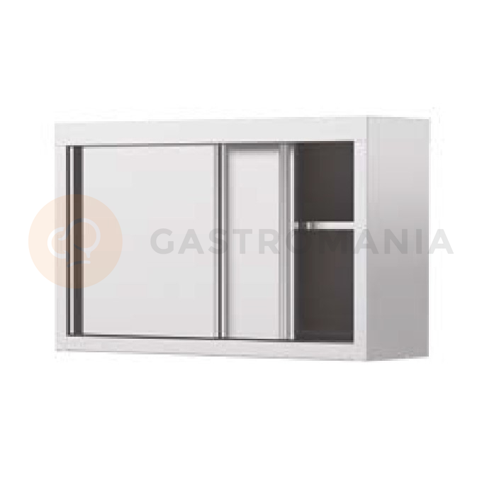 Nástěnná skříňka s posuvnými dveřmi 2000x300x600 mm | ASBER, HC-203-SD