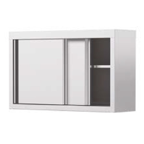 Nástěnná skříňka s posuvnými dveřmi 2000x300x600 mm | ASBER, HC-203-SD