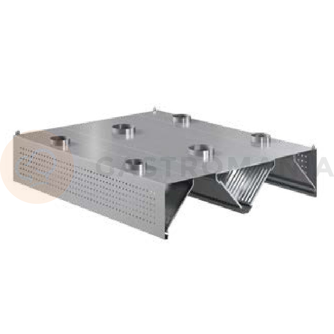 Centrální rekuperačně - indukční digestoř 2500x1800x450 mm | ASBER, CEHIC-2518/2