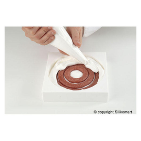 Forma na výrobu náplně do moučníků, dortů a zmrzlinových kreací Insert Decor Round | SILIKOMART, Insert Decor Round