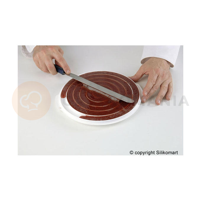 Forma na výrobu náplně do moučníků, dortů a zmrzlinových kreací Insert Decor Round | SILIKOMART, Insert Decor Round