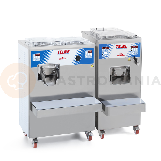 Výrobník zmrzliny s pastérem 35-60 l/h, chlazen vzduchem | TELME, Combigel 8 A