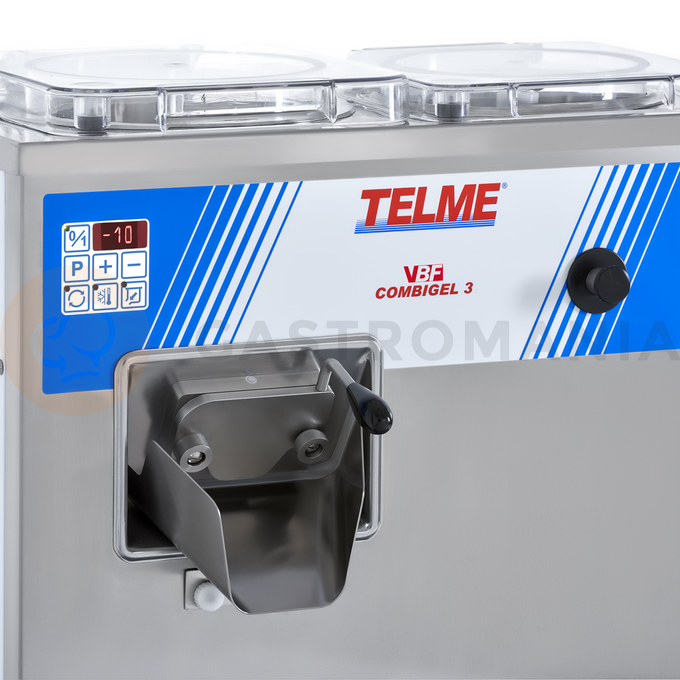Výrobník zmrzliny s pastérem 35-60 l/h, chlazen vzduchem | TELME, Combigel 8 A