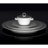 Mělký talíř coupe pearls dark 27 cm | BAUSCHER, Purity