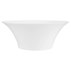 Oválná salátová mísa z bílého porcelánu 28 x 24 cm | DEGRENNE, Boreal