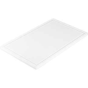 Deska ke krájení s výřezem z bílého polypropylenu 53x32,5x1,5 cm |  STALGAST, 341535