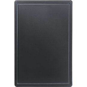 Deska ke krájení s výřezem z černého polypropylenu 60x40x1,8 cm |  STALGAST, 341637