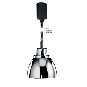 Lampa v provedení, chrom Ø 230 mm | GASTRO-TIP, 7230392