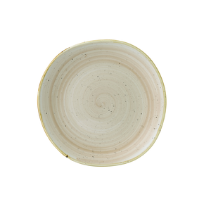 Mělký talíř béžový, ručně zdobený 26,4 cm | CHURCHILL, Stonecast Nutmeg Cream