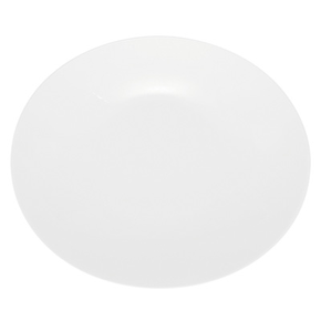 Oválná mísa z bílého porcelánu 23,5 x 20 cm | DEGRENNE, Boreal