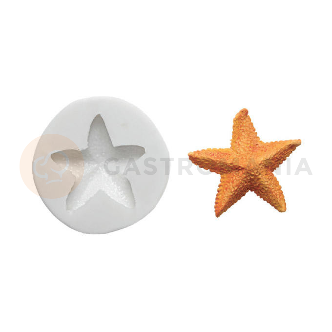 Forma na cukrovou hmotu SLK 073 - hvězdice, 50x50 mm | SILIKOMART, Sugarflex StarFish