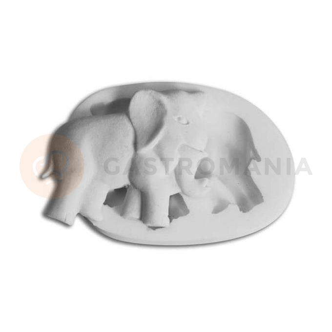 Forma na cukrovou hmotu SLK 124 - slon, 44x53 mm | SILIKOMART, Sugarflex Elephant