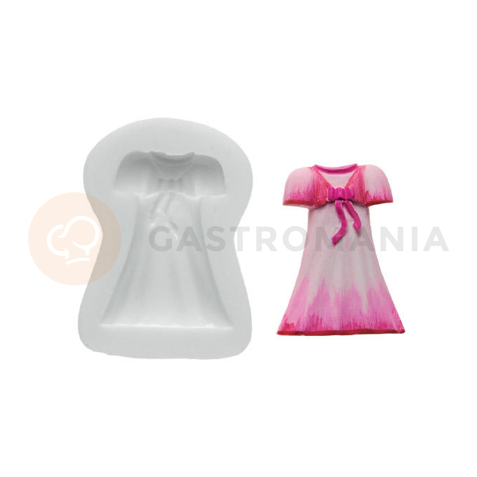 Forma na cukrovou hmotu SLK 261 - šaty, 37x50 mm | SILIKOMART, Sugarflex Dress