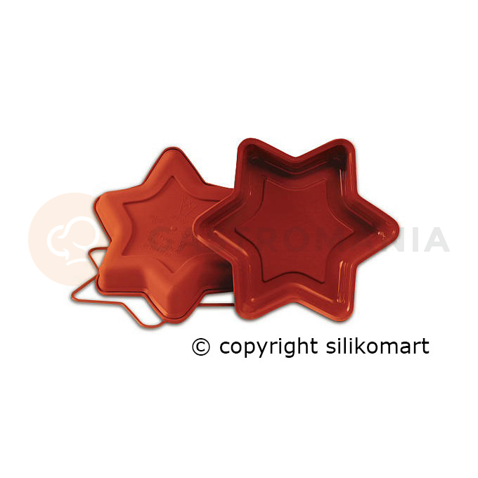 Forma na moučníky a dorty SFT201 SMALL STAR 26x40 cm | SILIKOMART, Uniflex