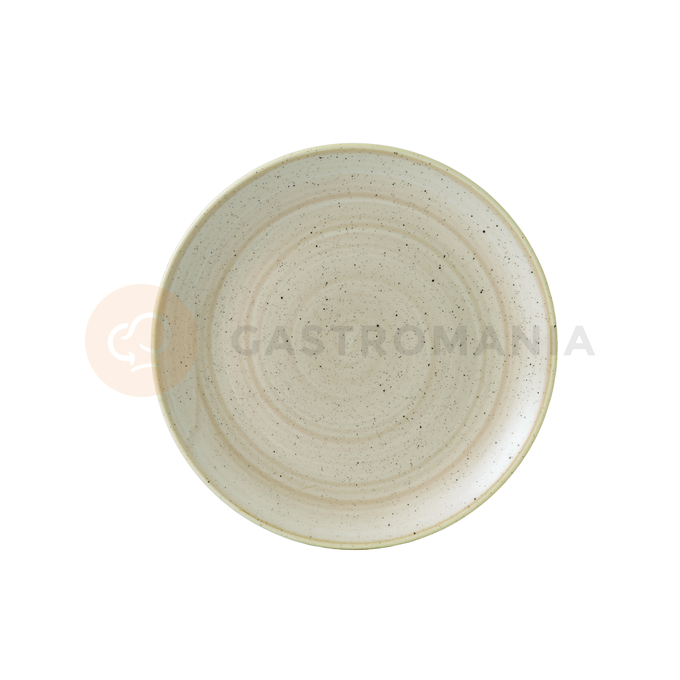 Mělký talíř béžový, ručně zdobený 26 cm | CHURCHILL, Stonecast Nutmeg Cream