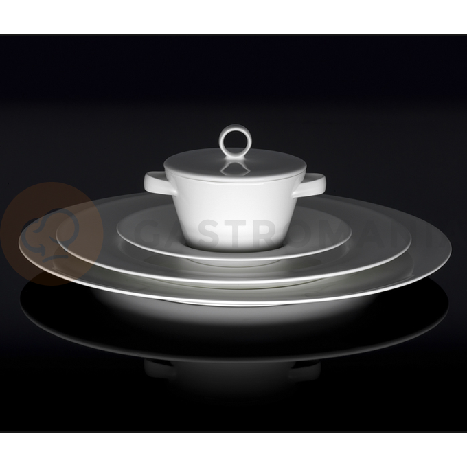 Mělký talíř coupe pearls dark 27 cm | BAUSCHER, Purity