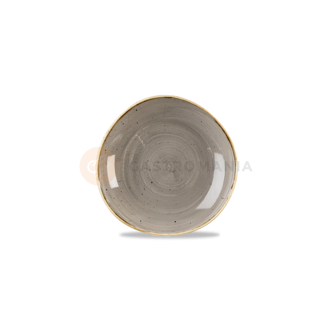 Mísa Organic šedá, ručně zdobená 1100 ml | CHURCHILL, Stonecast Peppercorn Grey