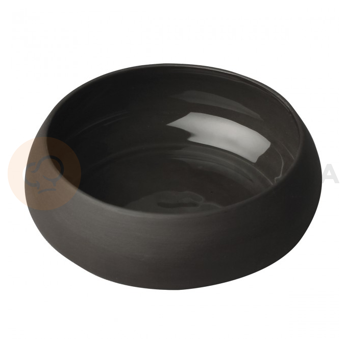 Miska na zapékání z černého porcelánu 14 cm | DEGRENNE, Boreal