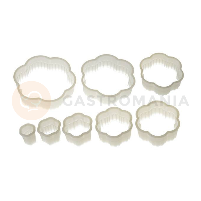 Sada nylonových vykrajovátek - květina vlnitá 8 ks | SILIKOMART, Nylon Cutter 17