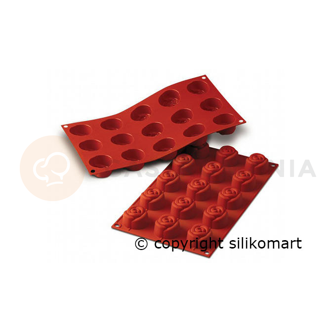 Silikonová forma SF074 SMALL ROSE růže 44x27 mm, 15 ks | SILIKOMART, Design