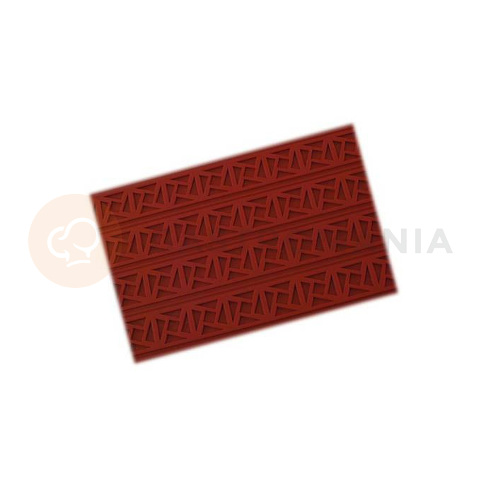 Silikonová podložka embosovaná 60x40 cm - řecké čtverce 3 cm | SILIKOMART, Tapis Relief 10
