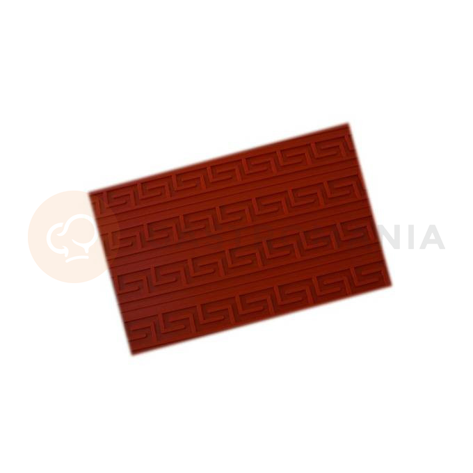 Silikonová podložka embosovaná 60x40 cm - řecký motiv 3 cm | SILIKOMART, Tapis Relief 01 Bis