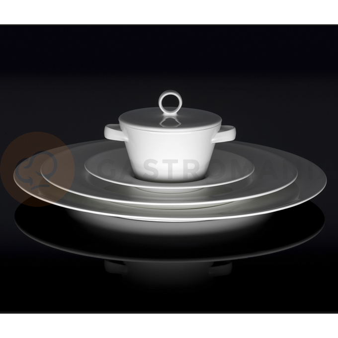 Talerz głęboki z rantem 23,8 cm, 320 ml | BAUSCHER, Purity