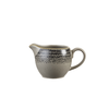 Biało-grafitowy porcelanowy mlecznik 114 ml | CHURCHILL, Homespun Style Charcoal Black