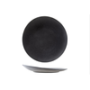 Mělký talíř se zvednutým okrajem, černý 15 cm | ARIANE, Dazzle