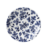 Podšálek zdobený modrými květy 14 cm, bílý | CHURCHILL, Vintage Prints
