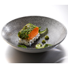 Porcelanowa misa trójkątna 600 ml  | CHURCHILL, Raku Quartz Black