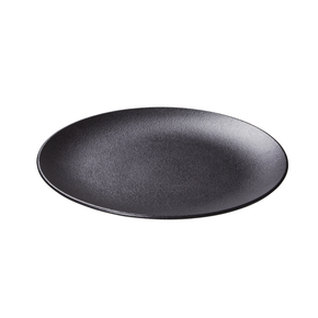 Mělký talíř bez okraje, černý 31 cm | ARIANE, Dazzle