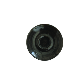 Onyksowy porcelanowy spodek do espresso 11,8 cm | CHURCHILL, Monochrome